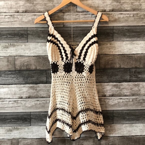 VTG 1970s Flowy Hippie Tank Top - Picture 1 of 5